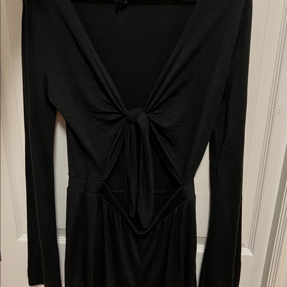 Urban Outfitters Long Sleeve Tie Front Romper - Picture 2 of 2